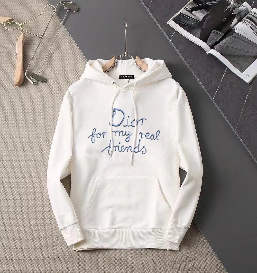 Givenchy Dior For My Real Friends White Hoodie - 1