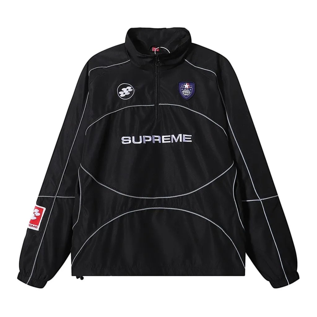 Thrasher x Supreme Logo Crewneck Navy Sweatshirt Hoodie - 6