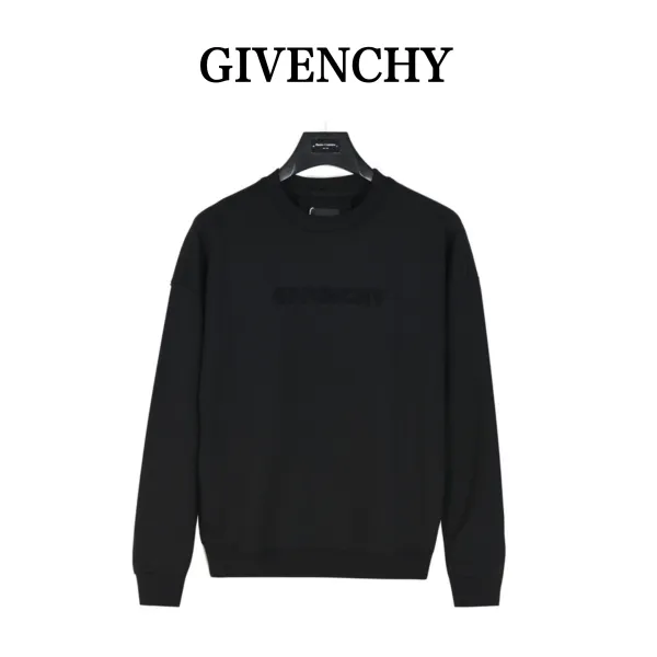 Celine Triomphe Logo Black Crewneck Sweatshirt Sweater - 14