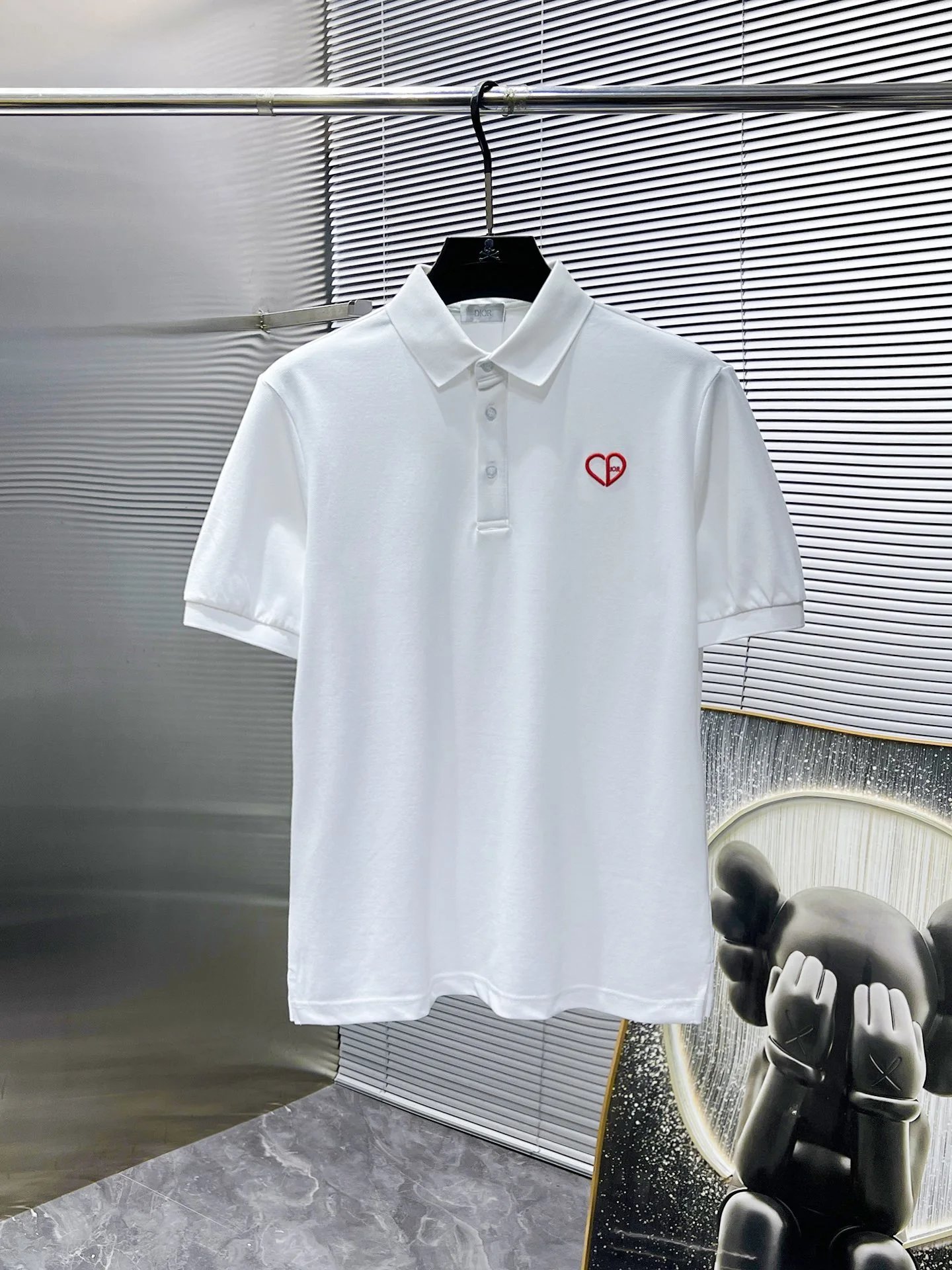 Dior CD Diamond Polo Black Polo Shirt - 12