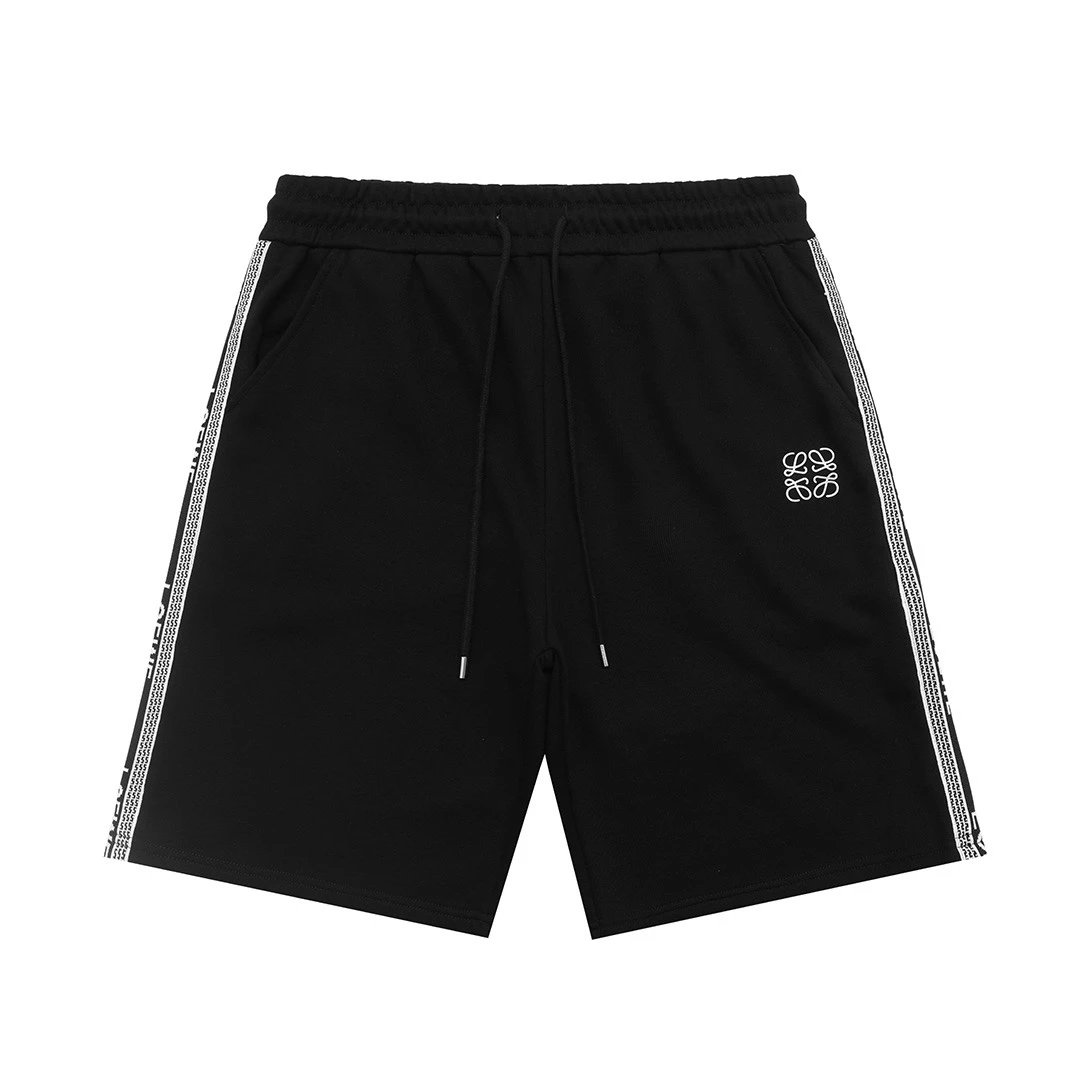 Loewe Anagram Embroidered White Sweat Shorts - 7