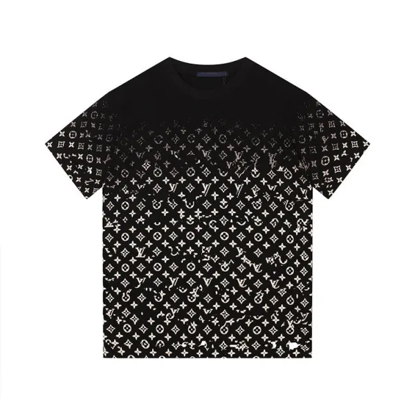 Louis Vuitton Monogram All-Over Print Olive Green T-Shirt - 17