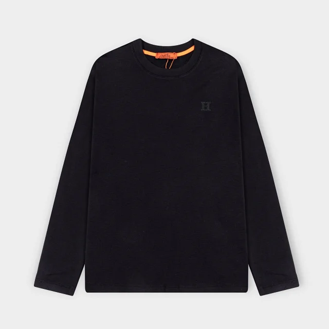 Loro Piana T-Shirts Long-Sleeve Layered Crew-Neck T-Shirt product detail image 14