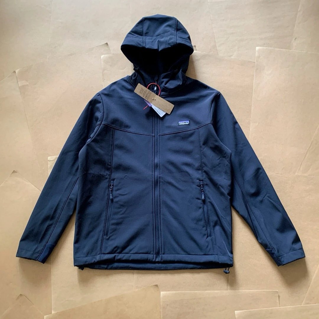 Patagonia Jackets Hooded Zip-Front Shell Jacket — 31