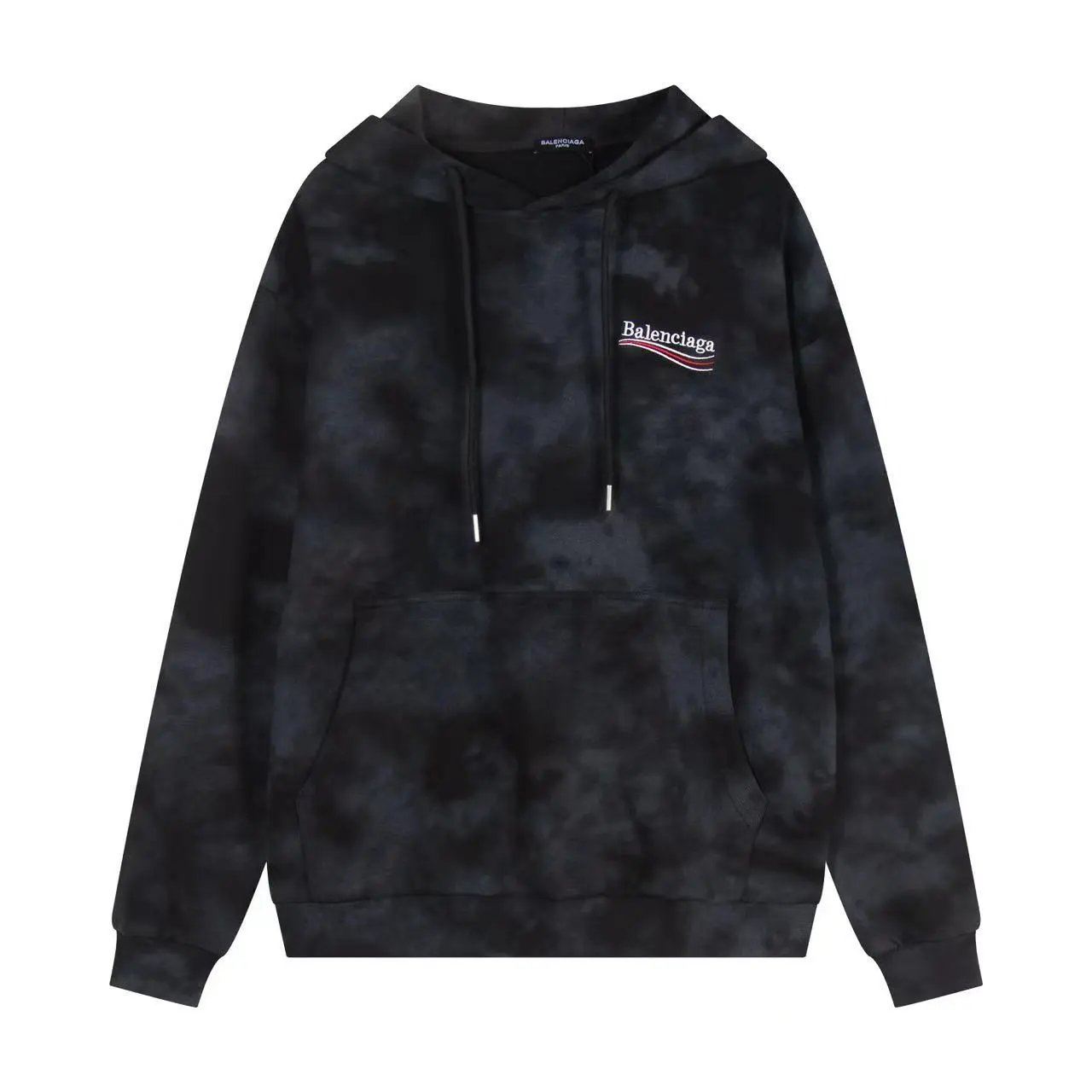 Balenciaga Logo-Embroidered Tie-Dye Sweatpants Beige - 5