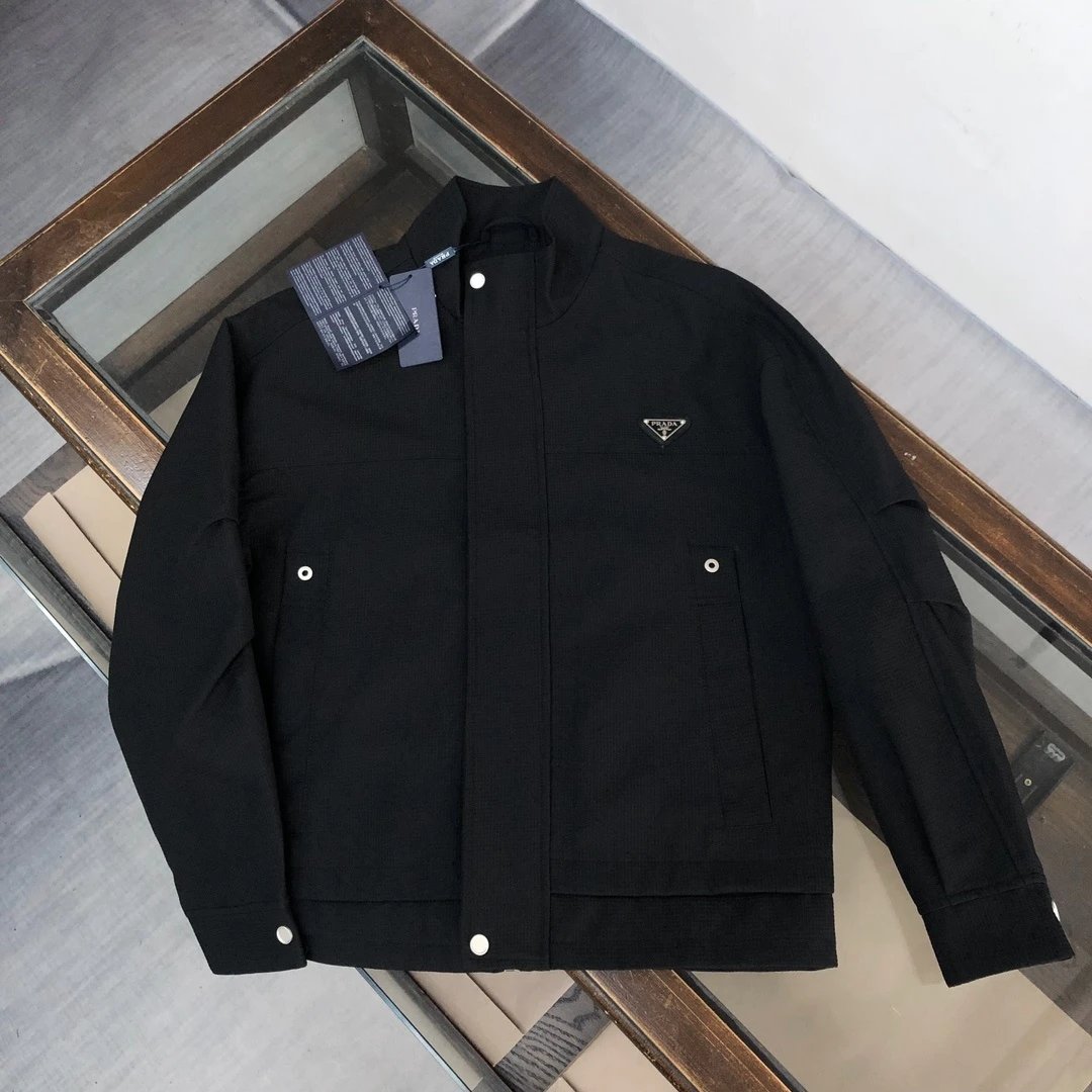 Prada Re-Nylon Jacket Mustard Yellow Outerwear - 8