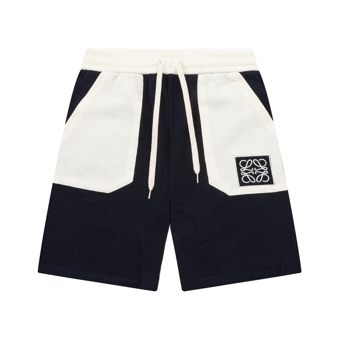Loewe Anagram Embroidered White Sweat Shorts - 5