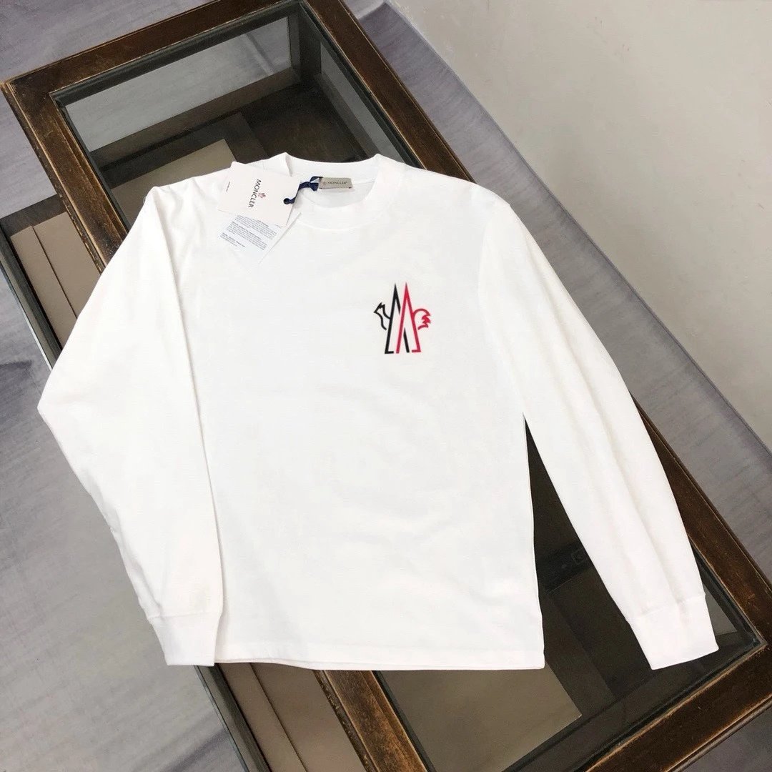 Moncler Bear Logo Long Sleeve T-Shirt White - 10