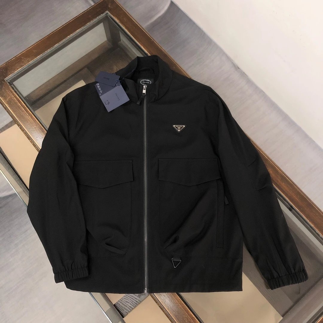 Prada Re-Nylon Jacket Mustard Yellow Outerwear - 10