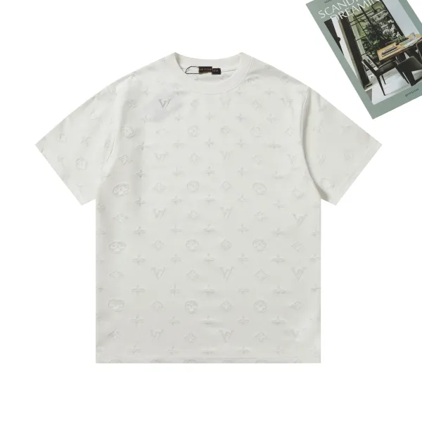 Louis Vuitton Monogram All-Over Print Olive Green T-Shirt - 4