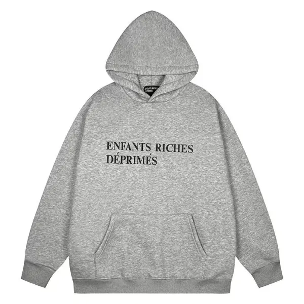 Design Erd Hoodie Washed Black Oversized Pullover Hoodie - 10