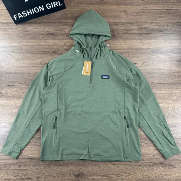 Patagonia Tres 3L Rain Jacket Light Seafoam Green Outerwear - 10