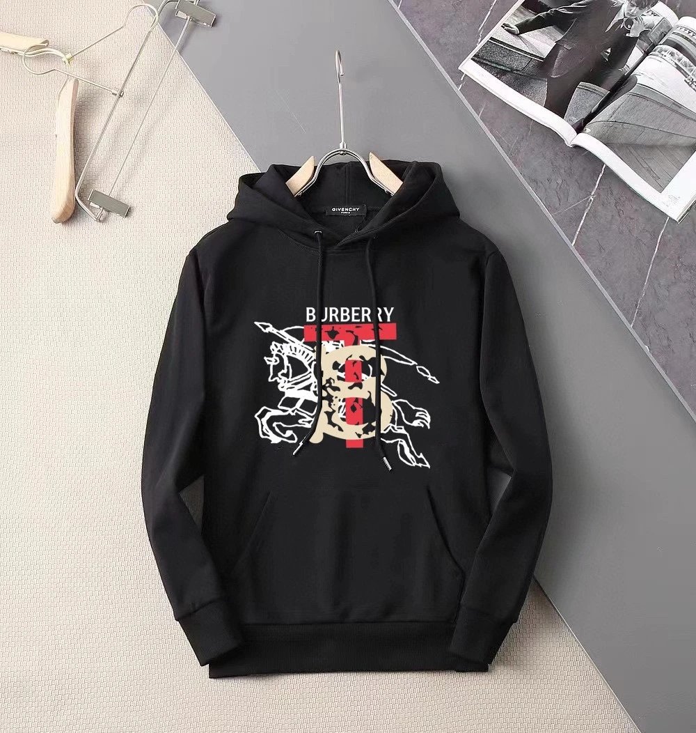Burberry x Givenchy Graphic Hoodie Black - 1