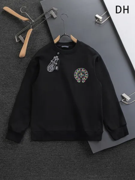 Loewe Anagram Fringe Embroidered White Sweatshirt Sweater - 11