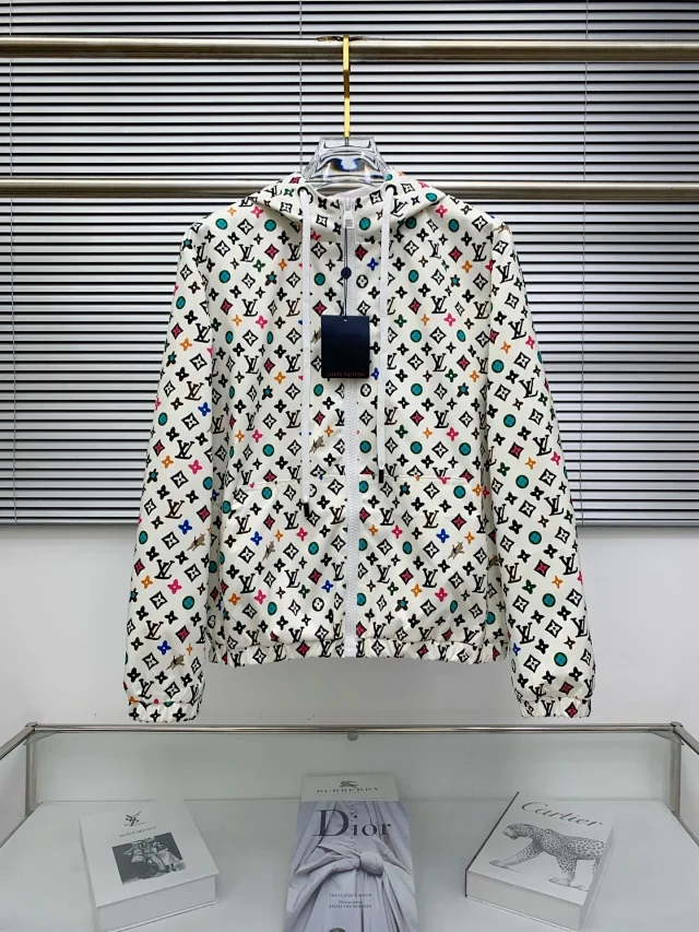 Balenciaga Jackets Zip-Up Windbreaker product detail image 11