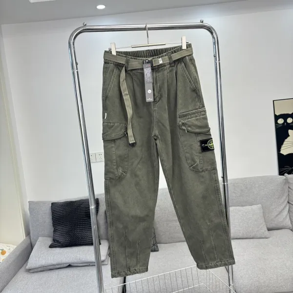 Stone Island Cargo Pants Army Green - 1