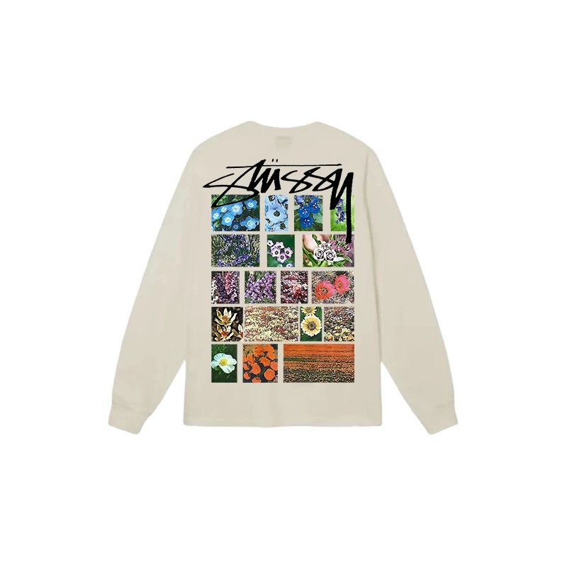 Stussy Built Tough Worldwide Since 1980 Long Sleeve T-Shirt Black - 12