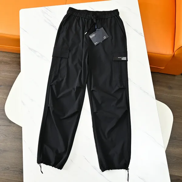 Prada Re-Nylon Cargo Pants Black - 1