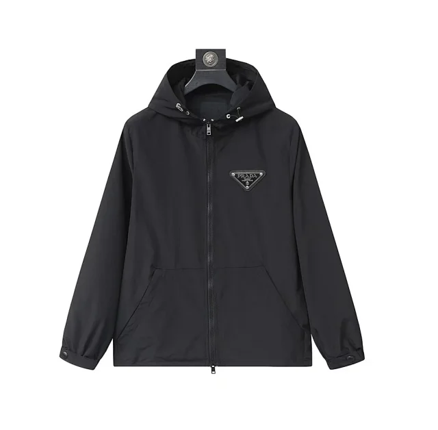 Dolce & Gabbana Hooded zip-up jacket product detail image 6