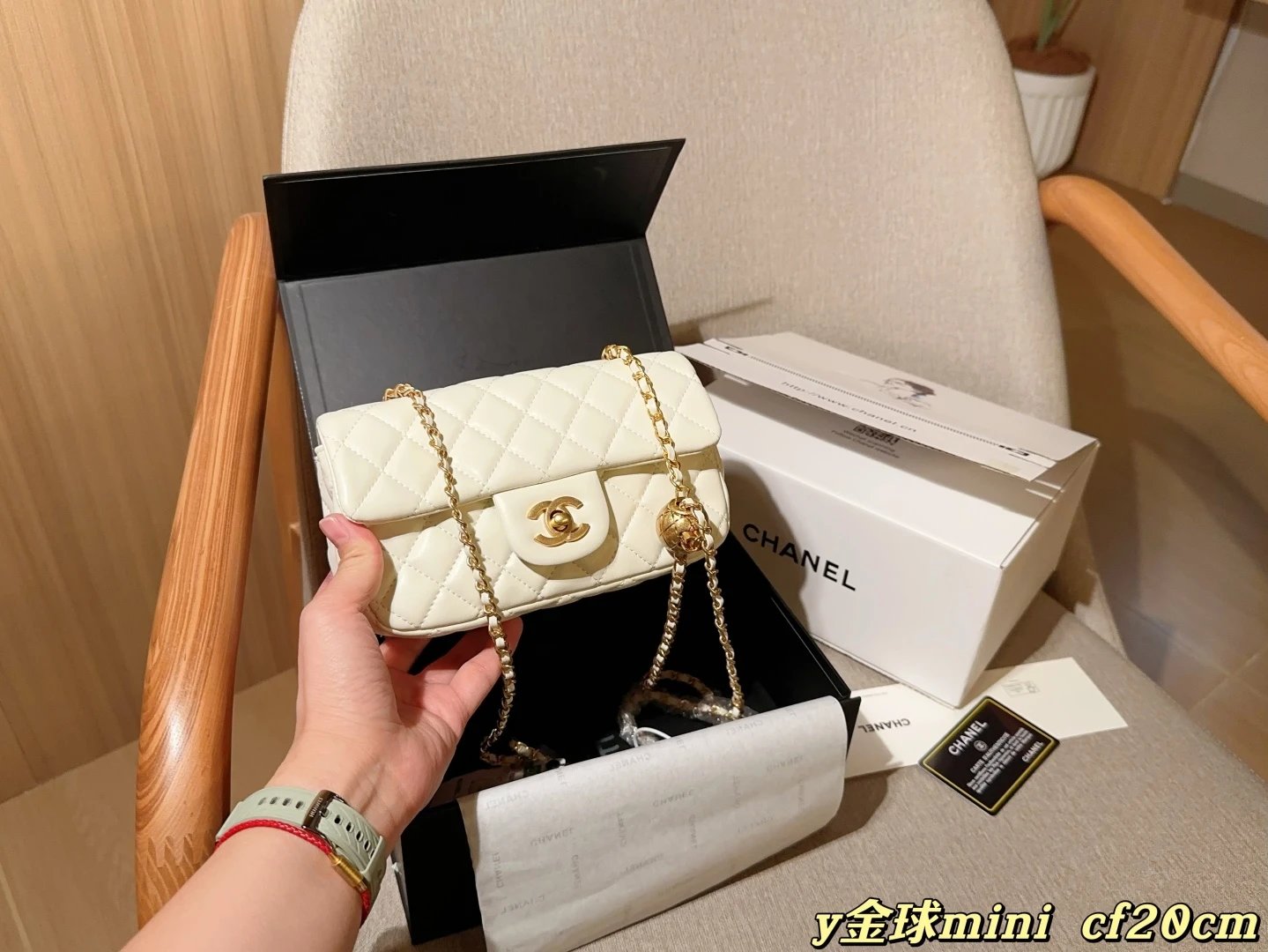 高质量百搭链条包009 6