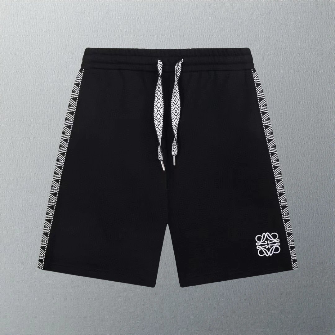 Loewe Anagram Tape Shorts Black