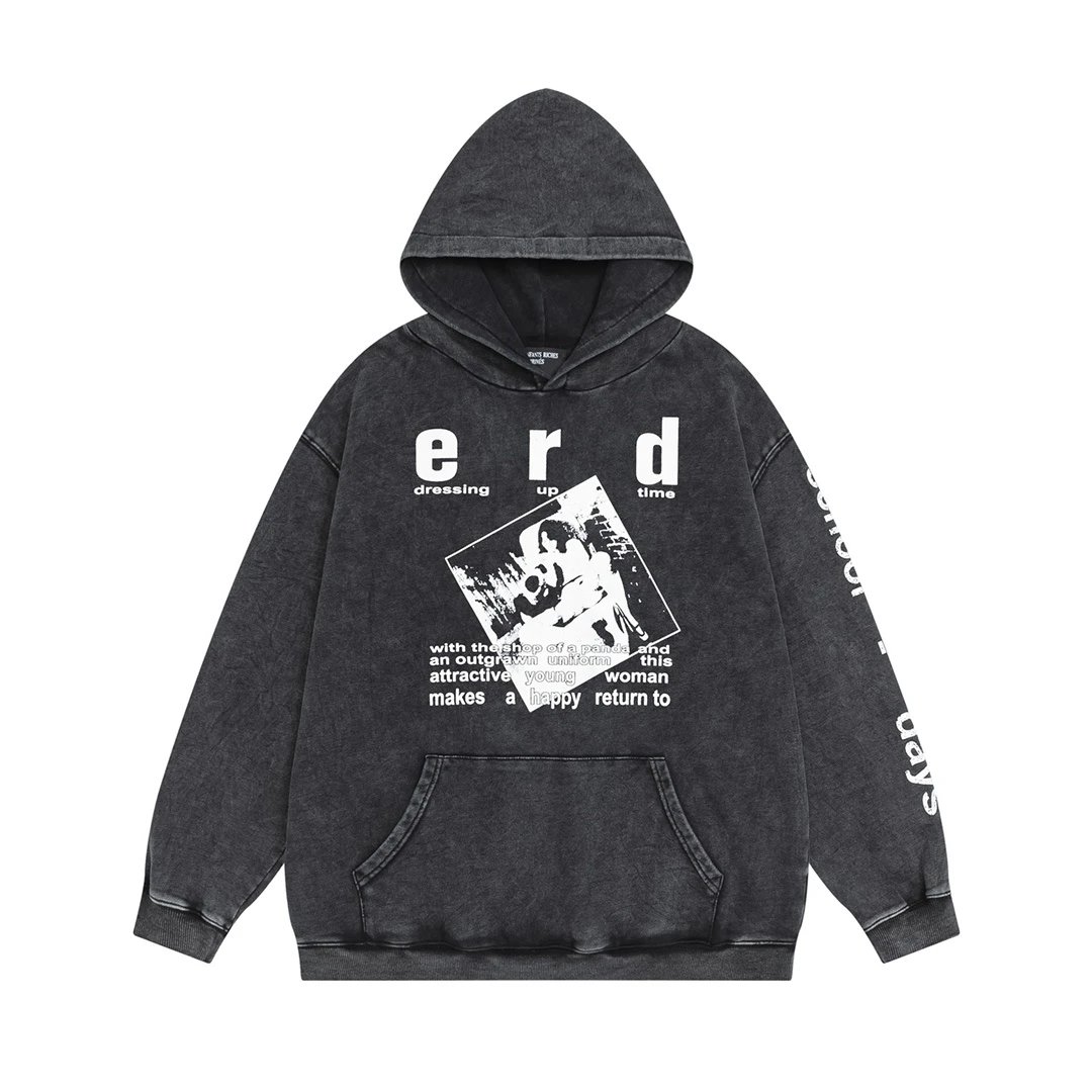 Gallery Dept erd Dressing Up Time Acid Wash Hoodie