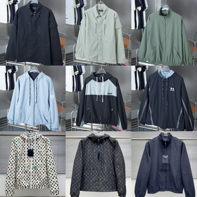 Balenciaga Jackets Zip-Up Windbreaker product detail image 1