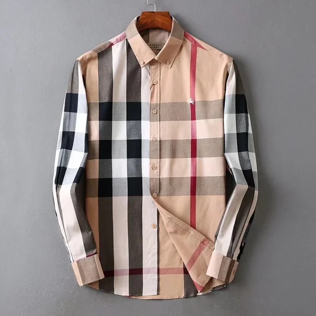 Burberry Shirts Long-sleeve check button-up shirt product detail image 6