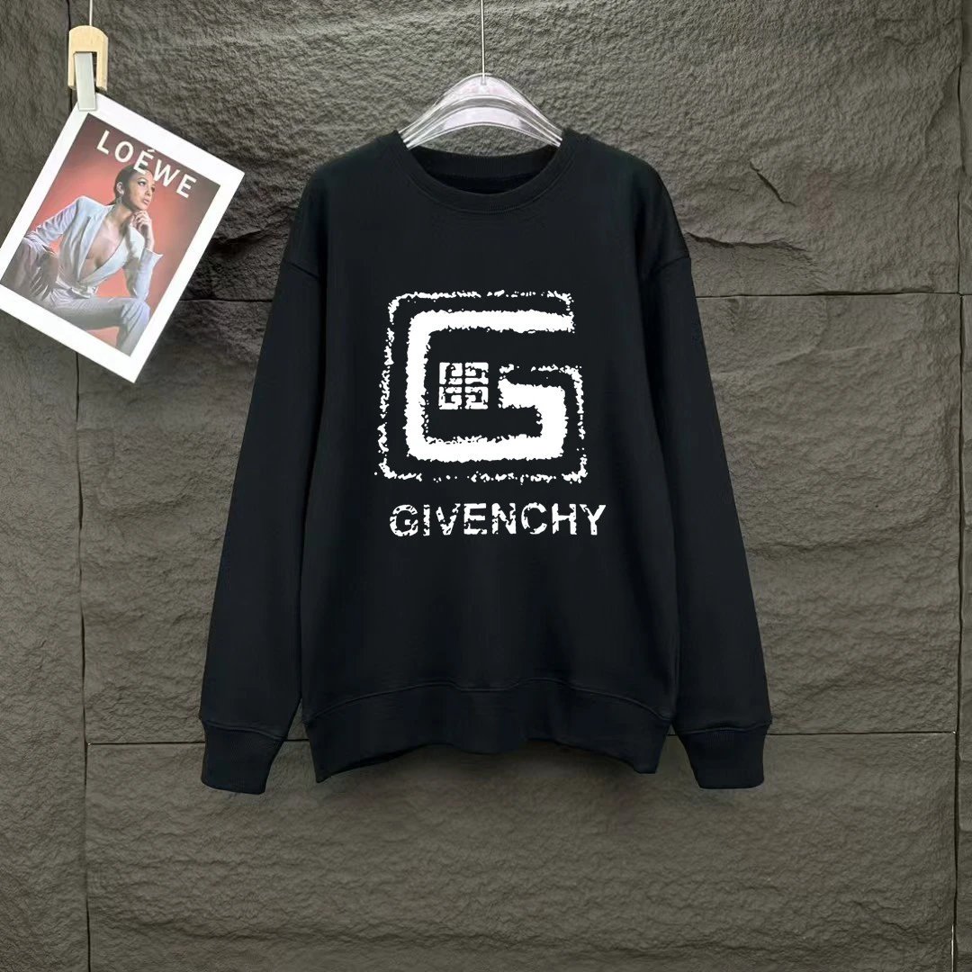 Givenchy Graphic Logo Black Hoodie