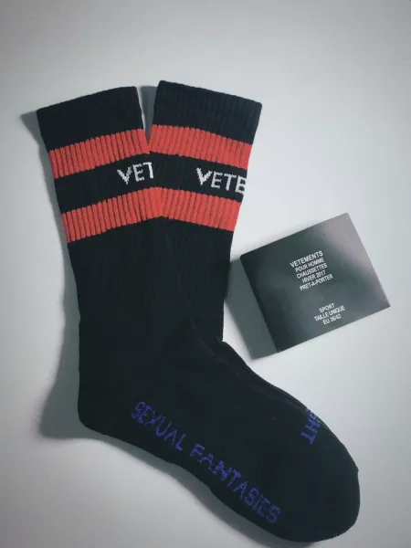 Vetements x Chaosetter Winter 2023 Collaboration Socks White - 12