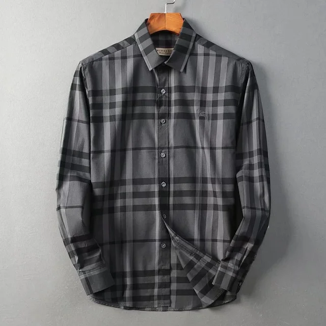 Burberry Shirts Long-sleeve check button-up shirt product detail image 4