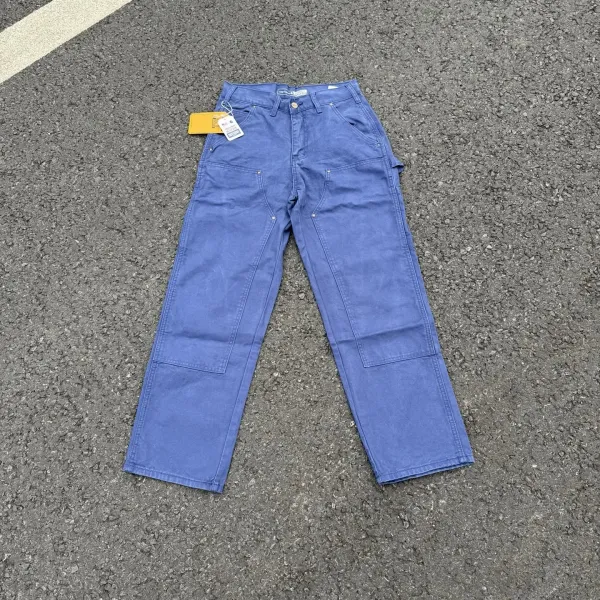 Carhartt Work In Progress Carpenter Pants Blue - 1