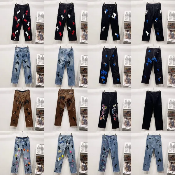 Chrome Hearts Cross Patch Black Workwear Pants - 3
