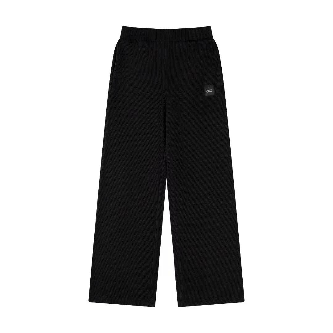Alo Wide-Leg Flow Pants White - 16