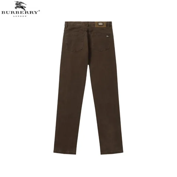 Burberry Straight Fit Corduroy Trousers Brown Pants - 16