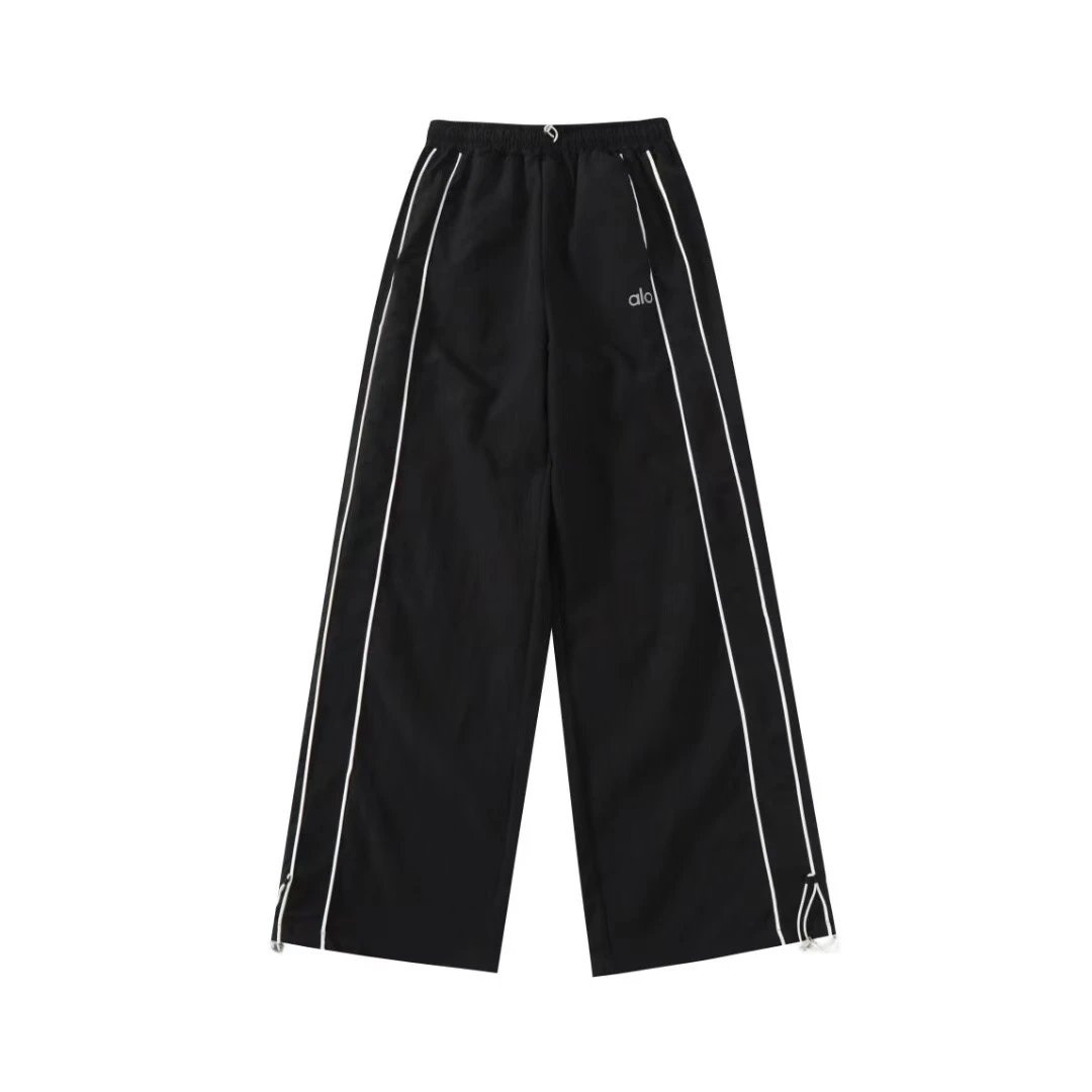 Alo Wide-Leg Flow Pants White - 6