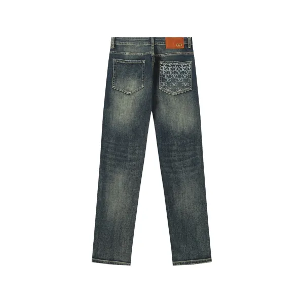 Burberry Straight Fit Corduroy Trousers Brown Pants - 6