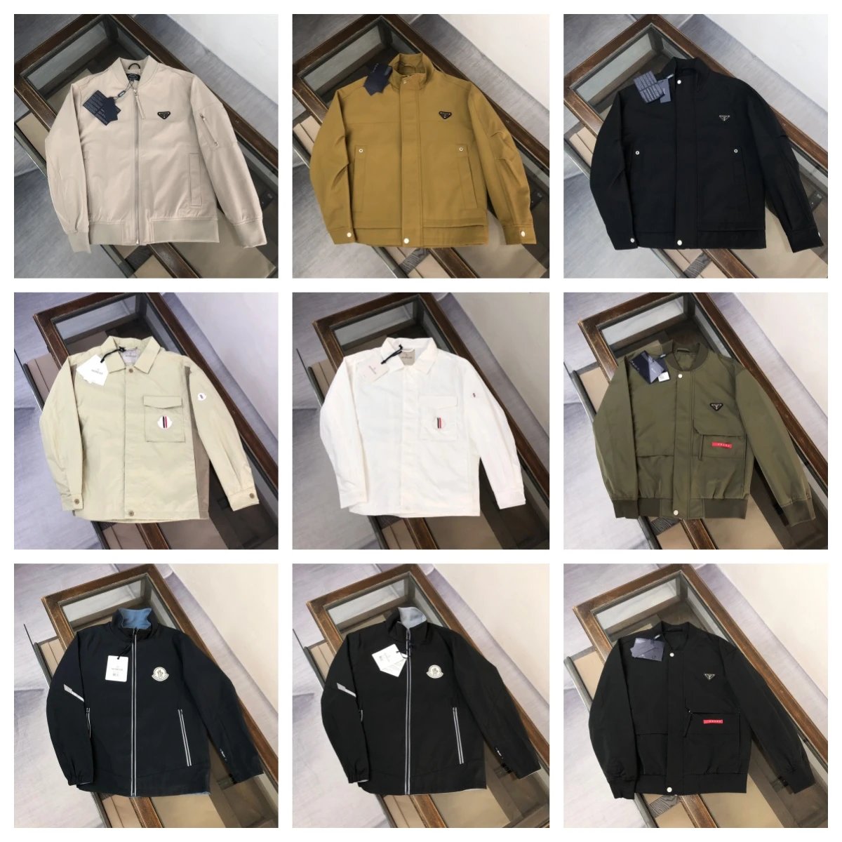Prada Re-Nylon Jacket Mustard Yellow Outerwear - 3