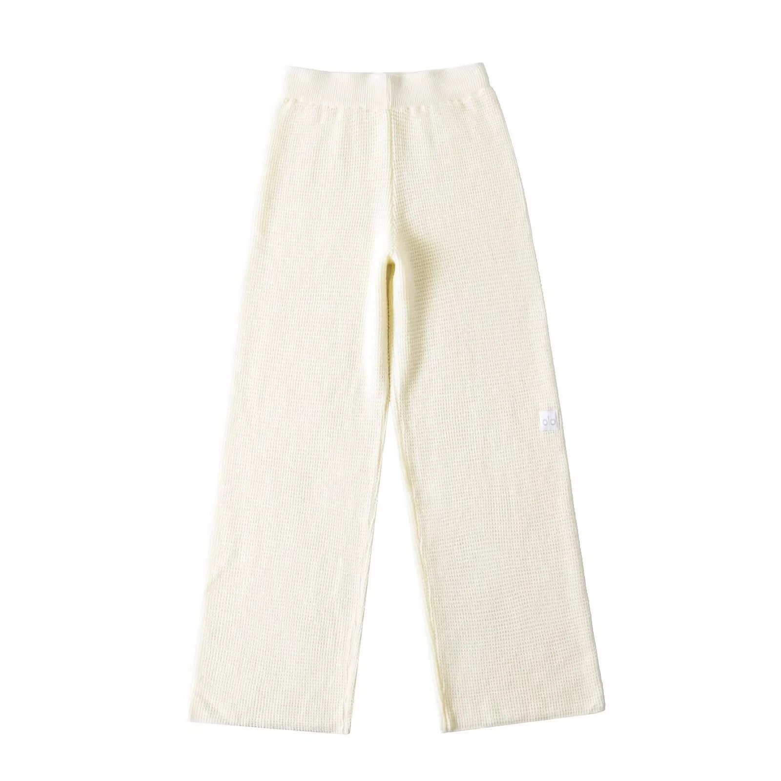 Alo Wide-Leg Flow Pants White - 11
