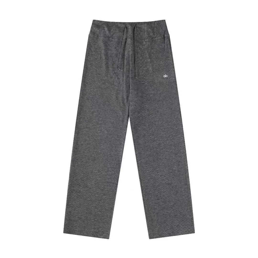Alo Wide-Leg Flow Pants White - 10