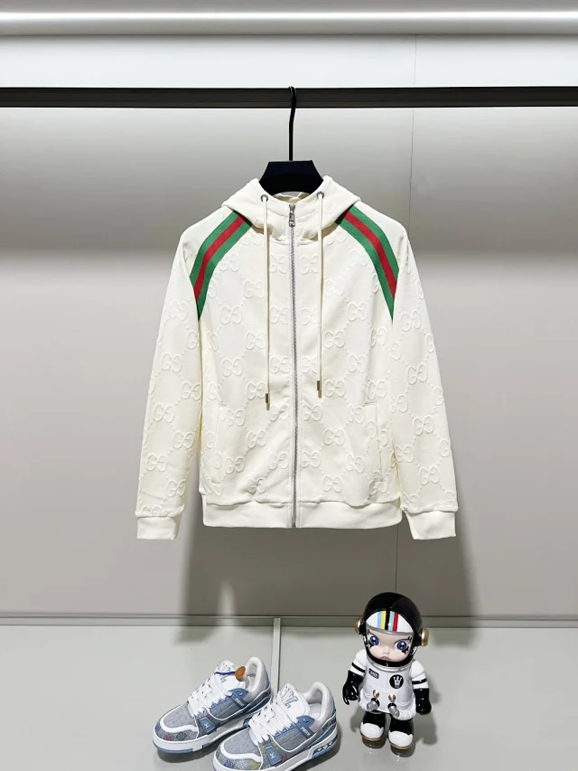Louis Vuitton Jackets Monogram zip-up track jacket product detail image 11