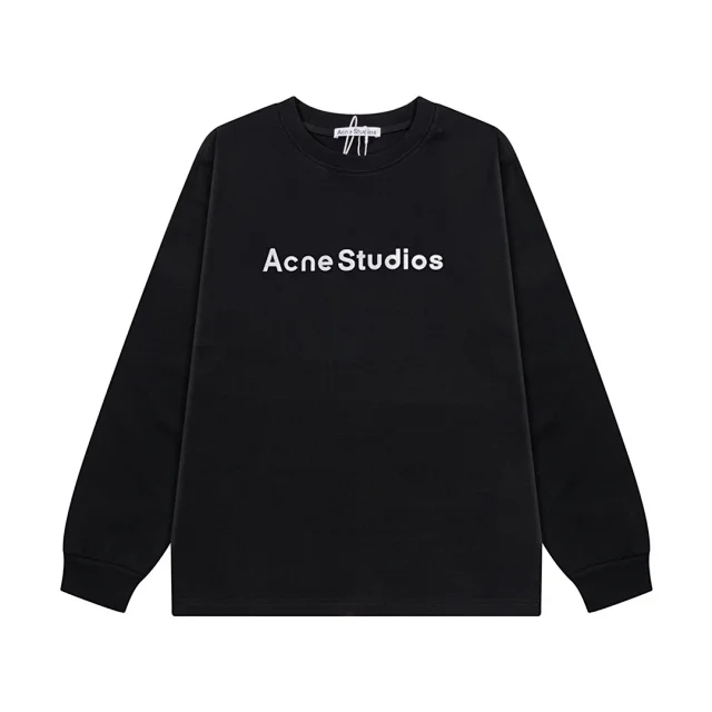 Acne Studios Hoodies & Sweatshirts Face Patch Logo Crewneck Sweatshirt product detail image 10