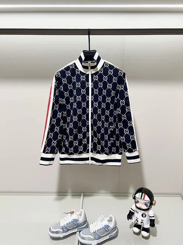 Louis Vuitton Jackets Monogram zip-up track jacket product detail image 13