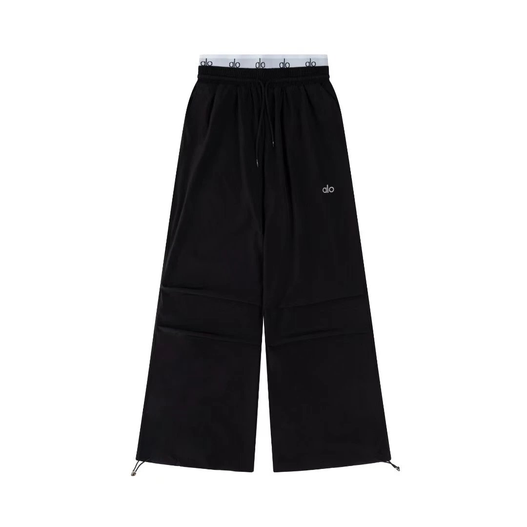 Alo Wide-Leg Flow Pants White - 8