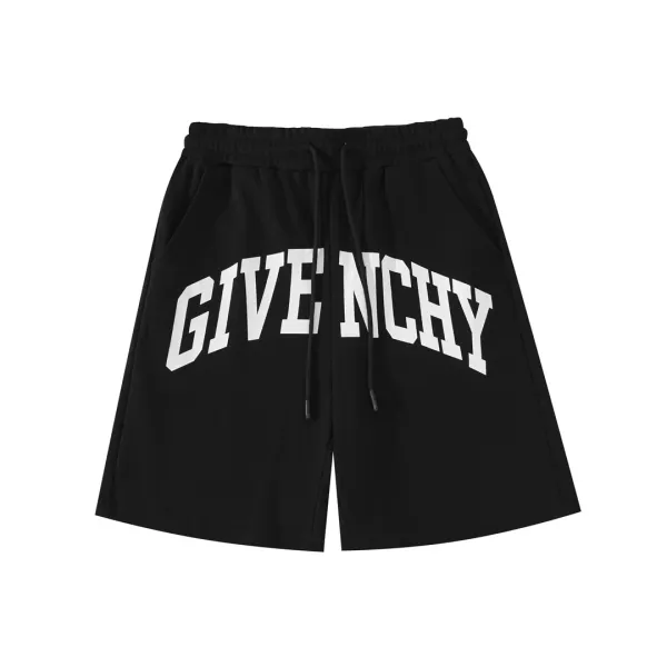 Givenchy Arch Logo Black Sweat Shorts - 9