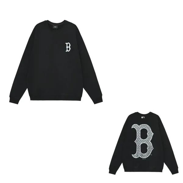 MLB x New York Yankees Graphic Crewneck Sweatshirt White Hoodie - 6