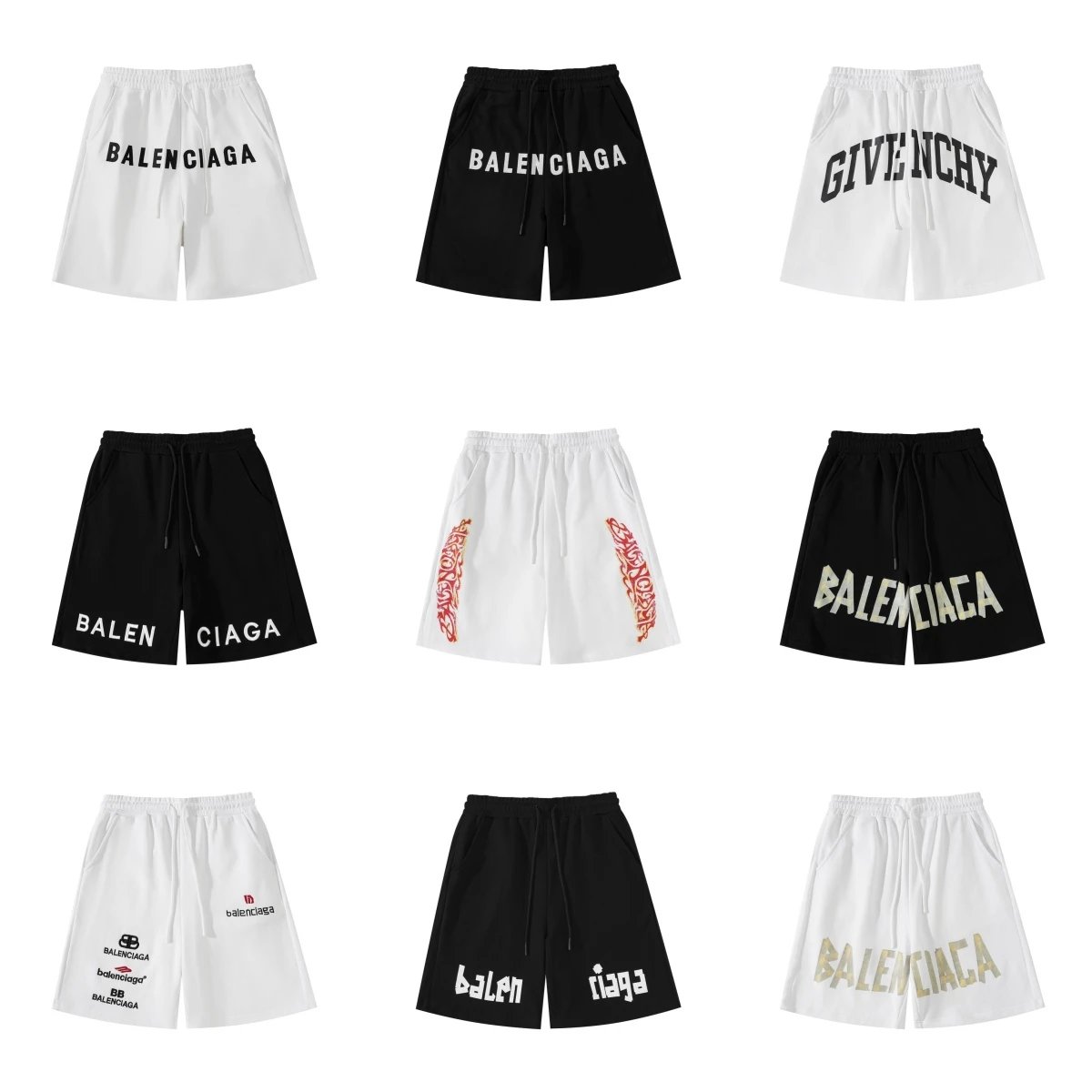 Givenchy Arch Logo Black Sweat Shorts - 3