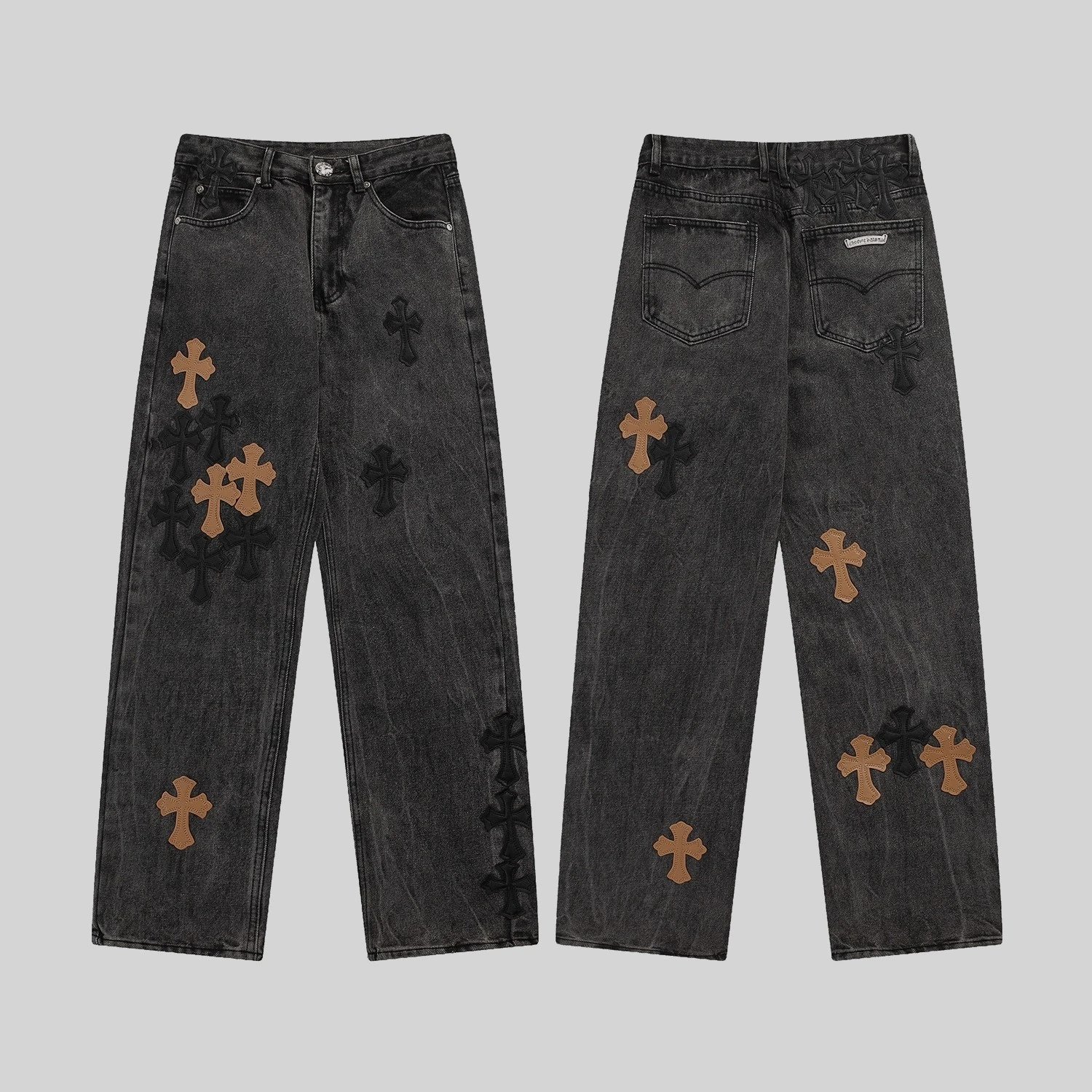 Louis Vuitton Jeans Straight-Leg Denim — 34