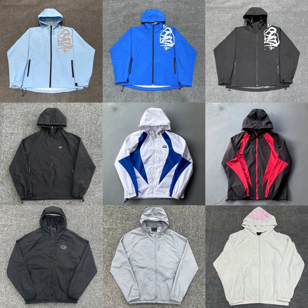 新款宽松运动连帽外套009