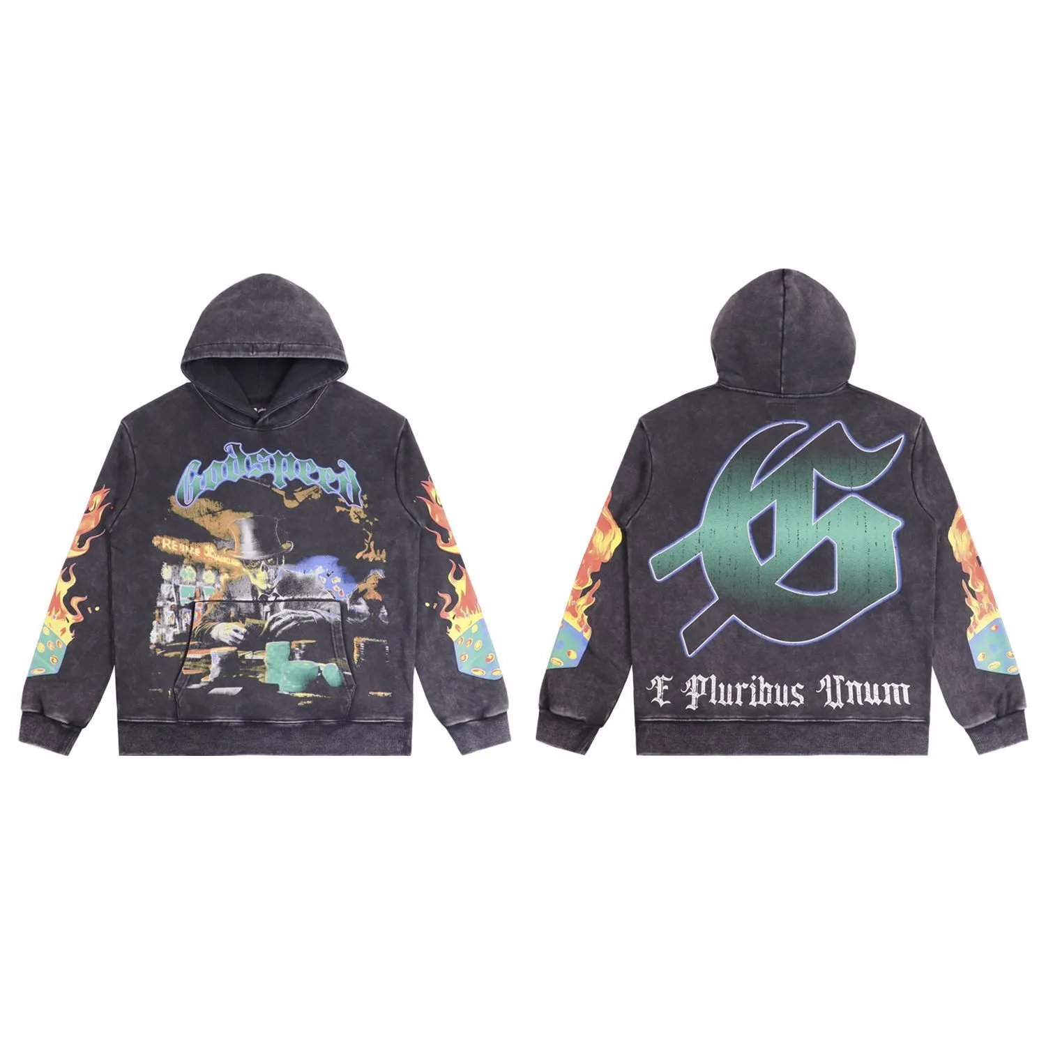 Hellstar Studios Graphic Hoodie Black - 11